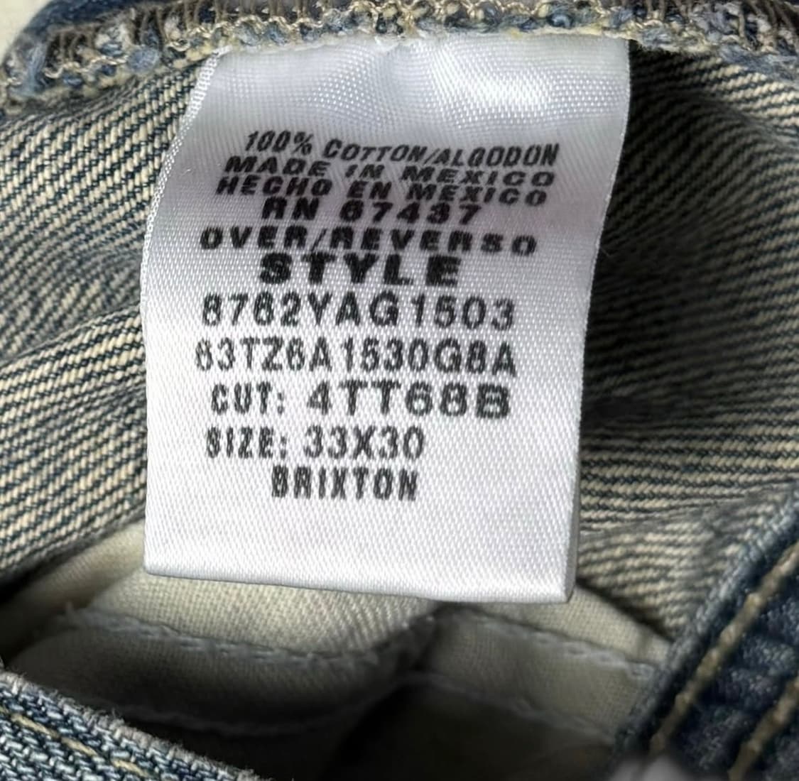 폴로 워싱 데님 진 상품이미지4