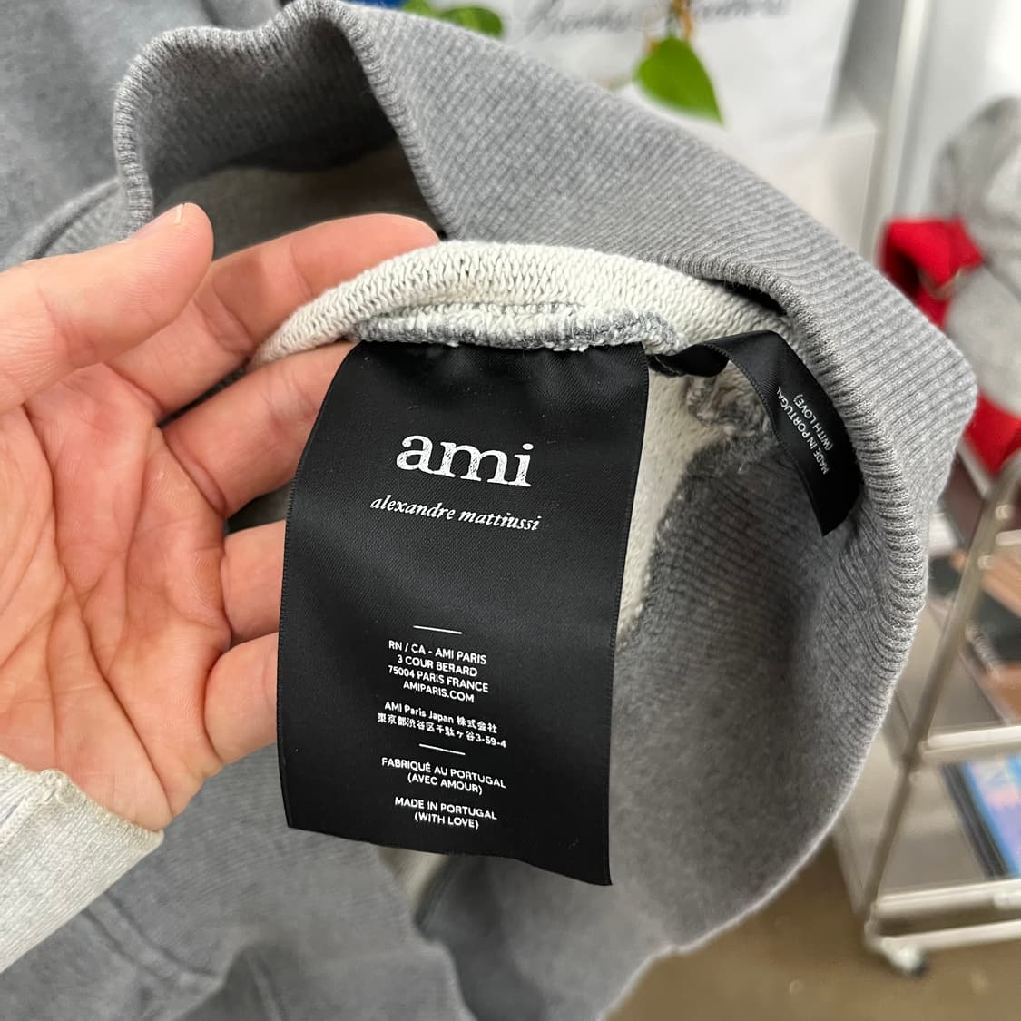 아미 미니하트 스웻후드 L 상품이미지5