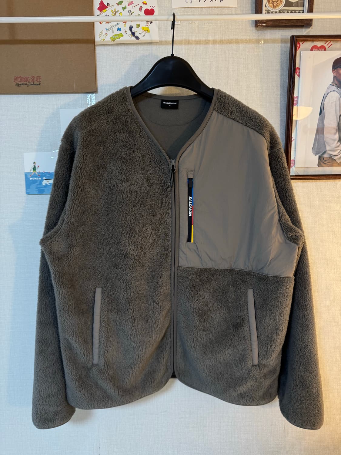 [XL]살로몬 레이스플래그 후리스 가디건 자켓 상품이미지1