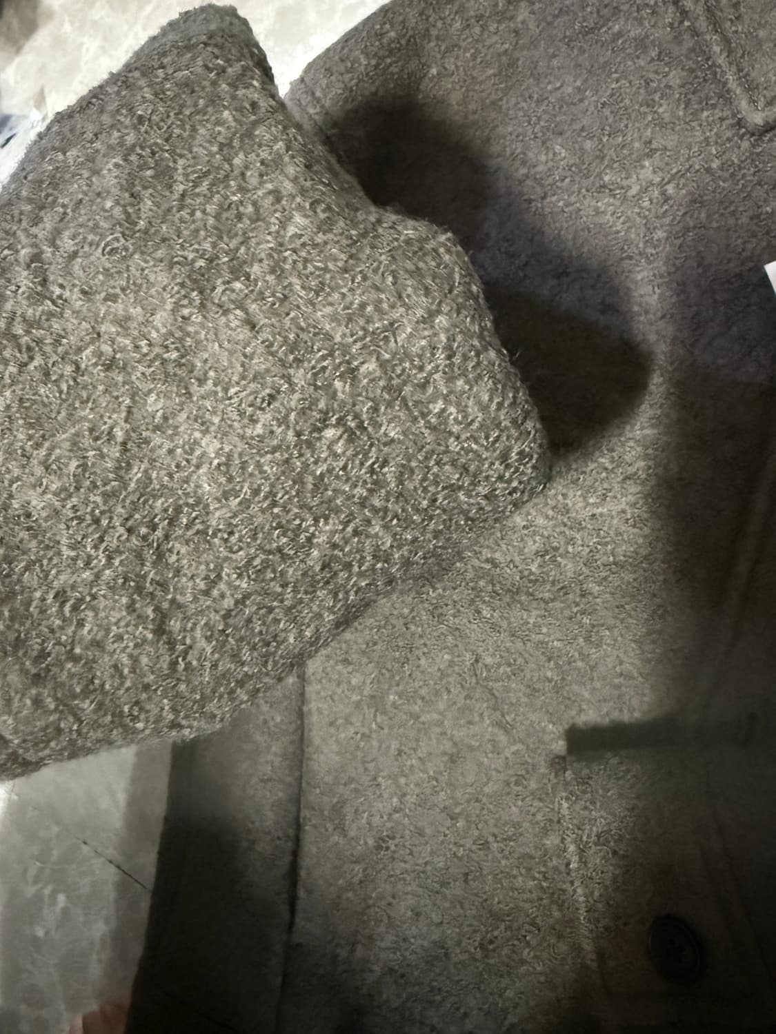 M사이즈 자라 부클 텍스쳐 자켓 라이트카키 7380/180 상품이미지3