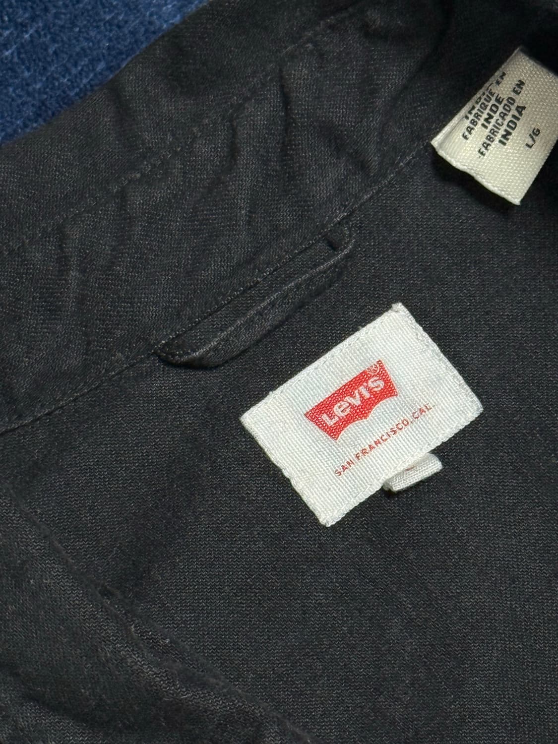 리바이스 워시드블랙웨스턴셔츠 Levi’s Western shirt [L] 상품이미지9