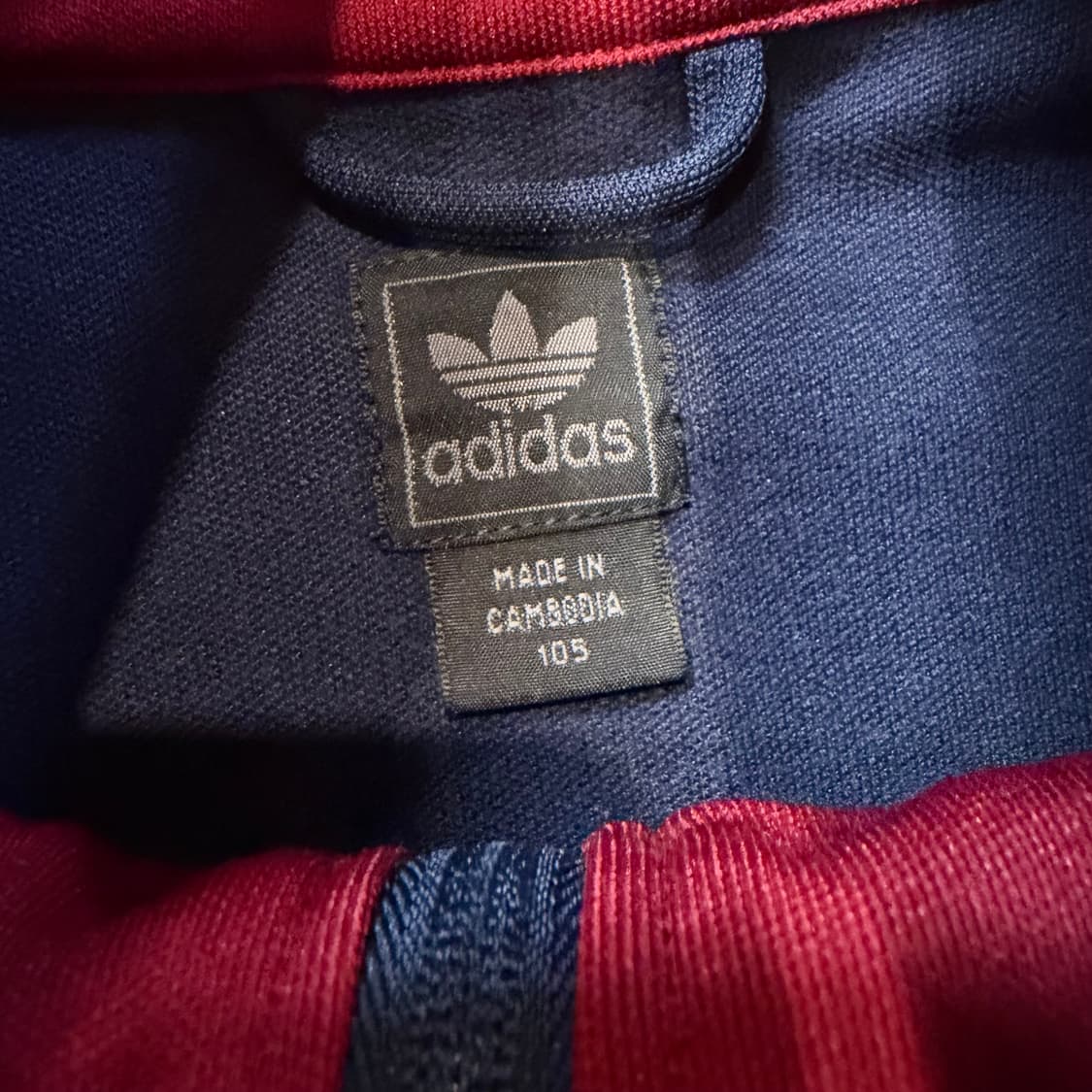 아디다스 베켄바우어 네이비 버건디 트랙탑 져지 상품이미지3