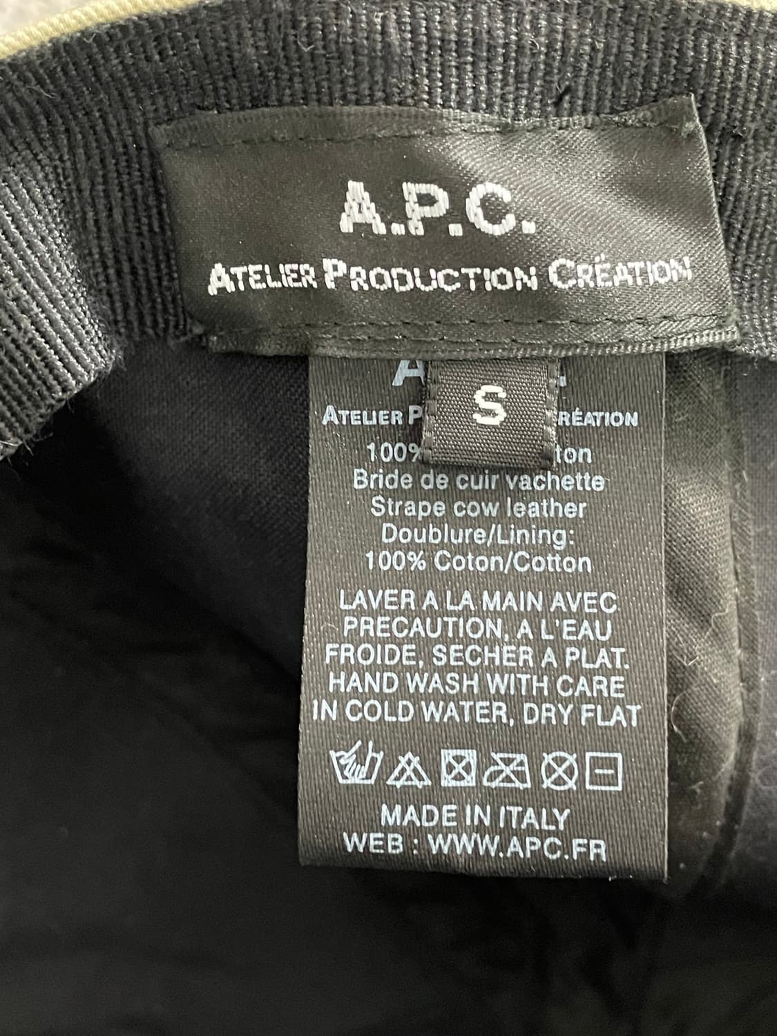 A.P.C. 베이지 볼캡 S사이즈 상품이미지5