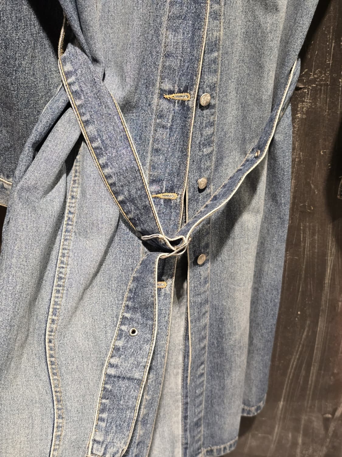 90s AGE Jeans Long Denim Jacket 상품이미지3
