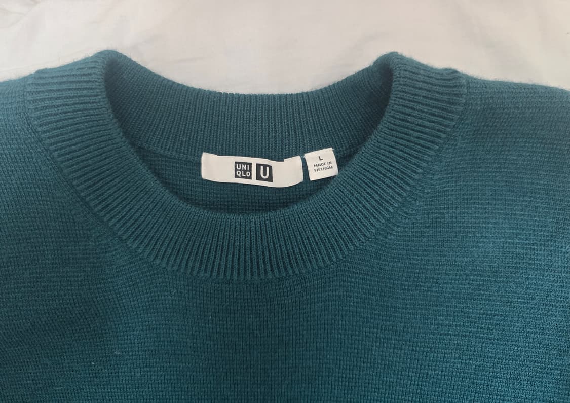 유니클로U 밀라노 리브 크루넥 스웨터
 L 상품이미지2