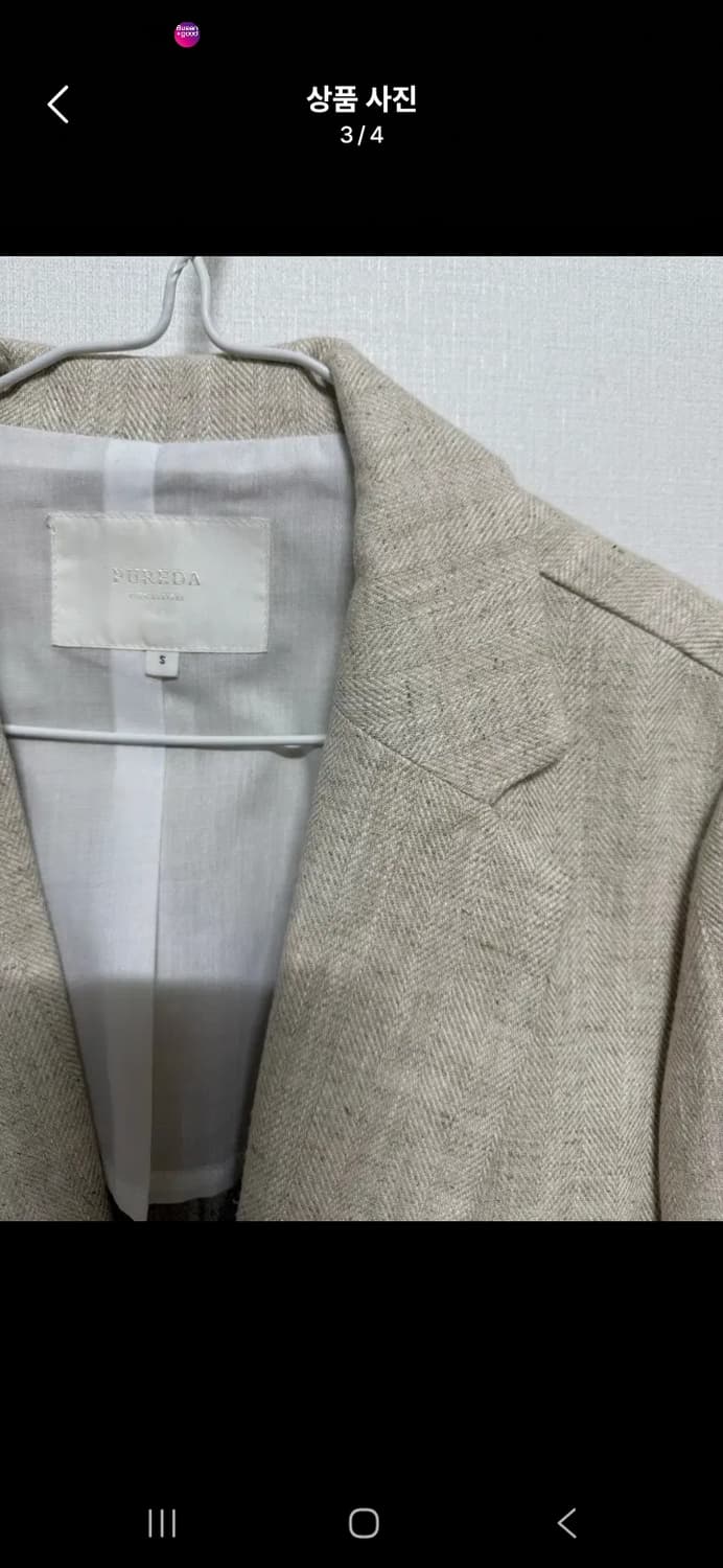 PUREDA 린넨 자켓 상품이미지3