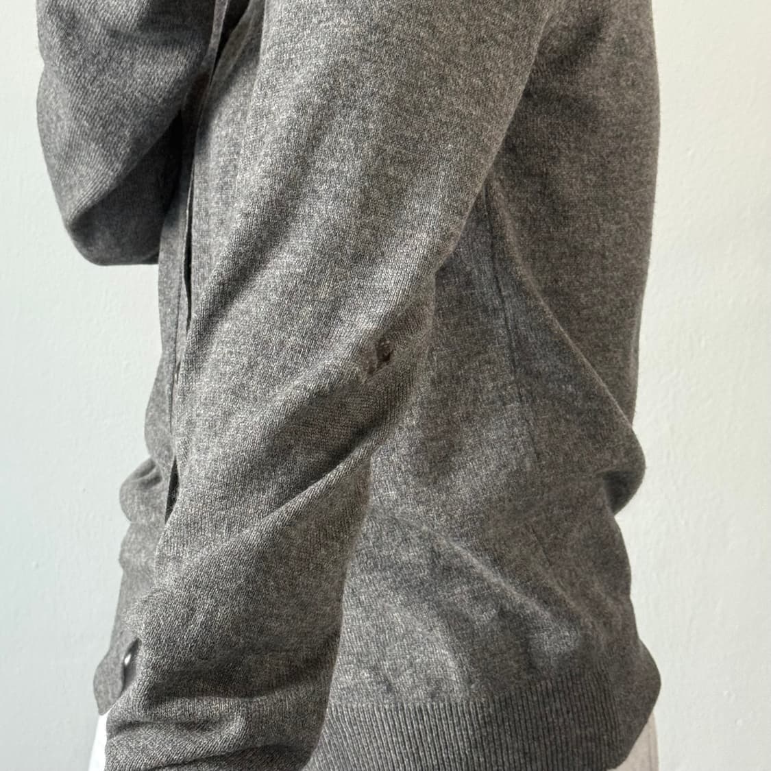 [M] 꼼데가르송 그레이 가디건 상품이미지3