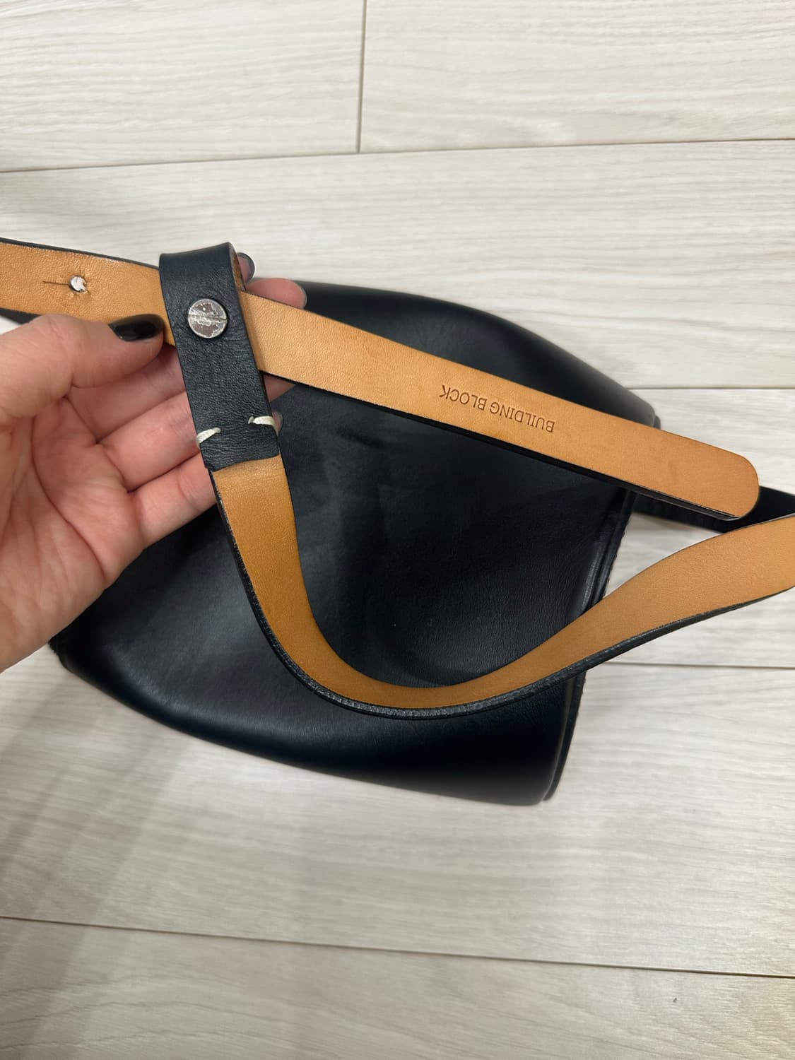 Building block 가죽가방 상품이미지2