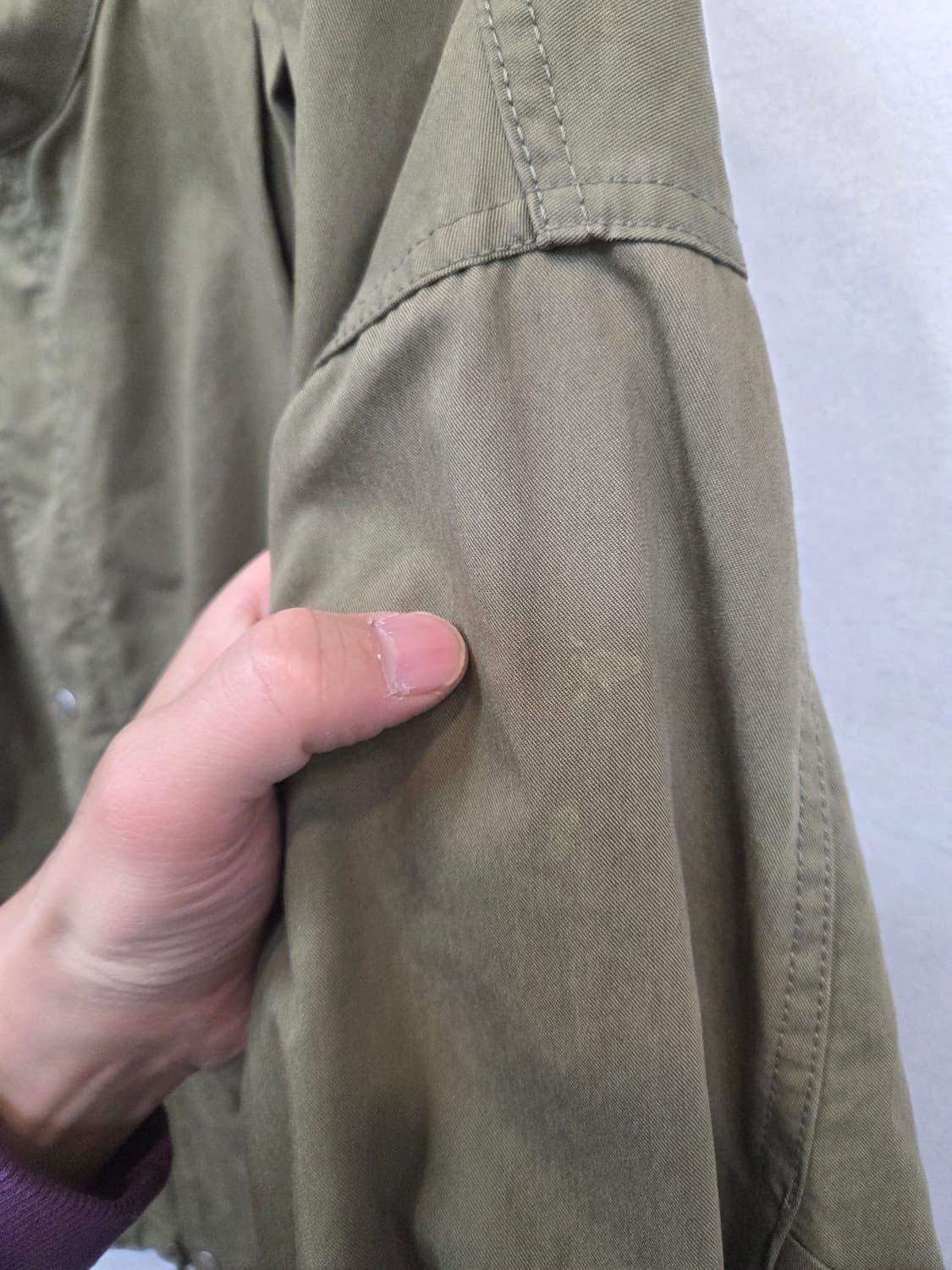 덕다이브 피쉬테일 야상 숏 자켓 대략 L xl 상품이미지10