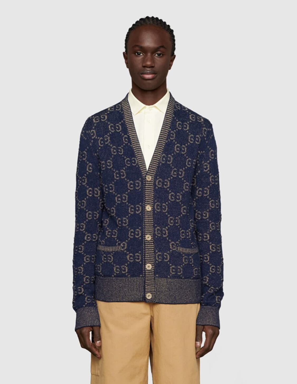 구찌 GG 코튼 자카드 가디건 상품이미지1