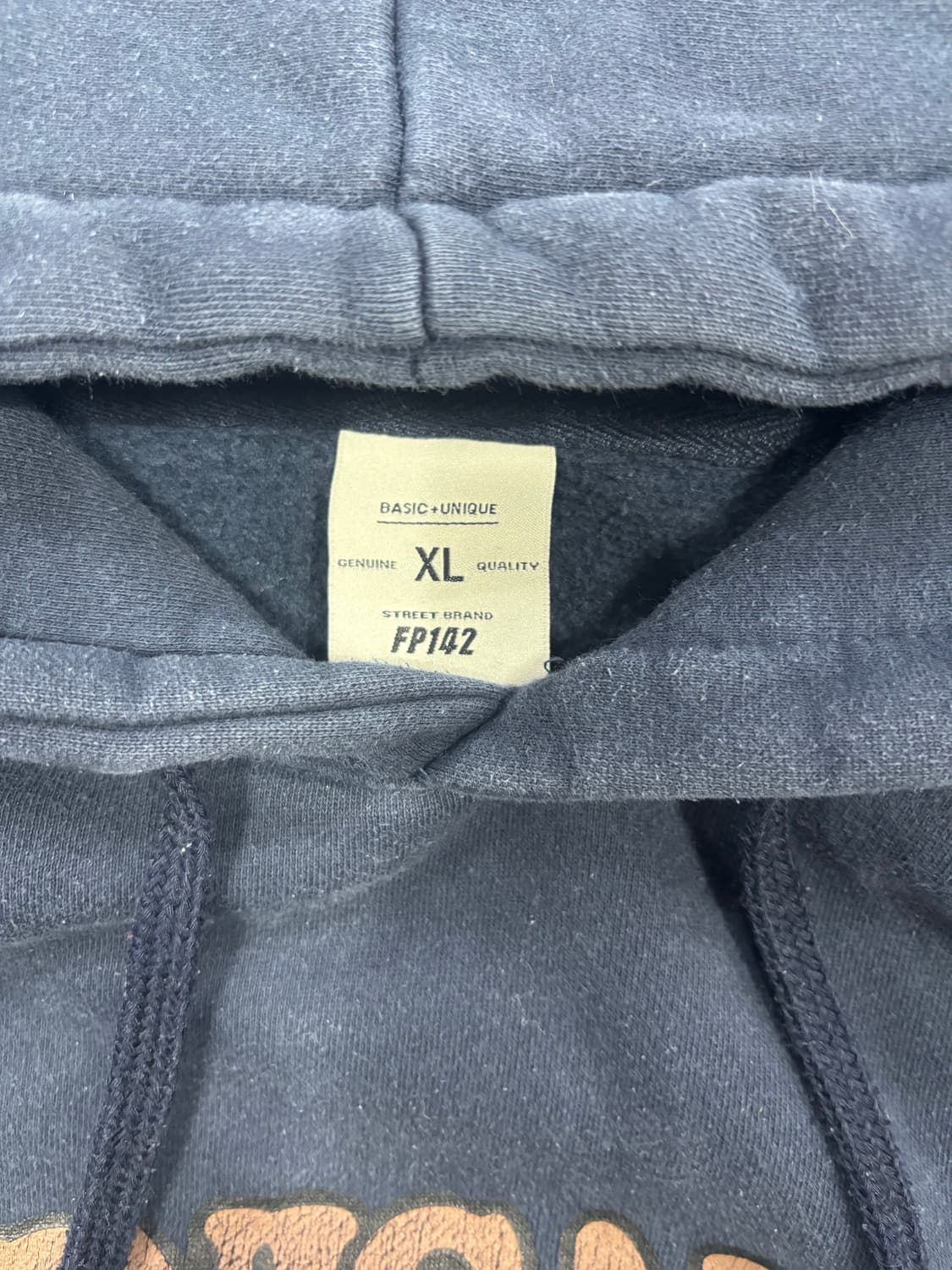 페플 기모 후드티 XL 네이비 상품이미지5