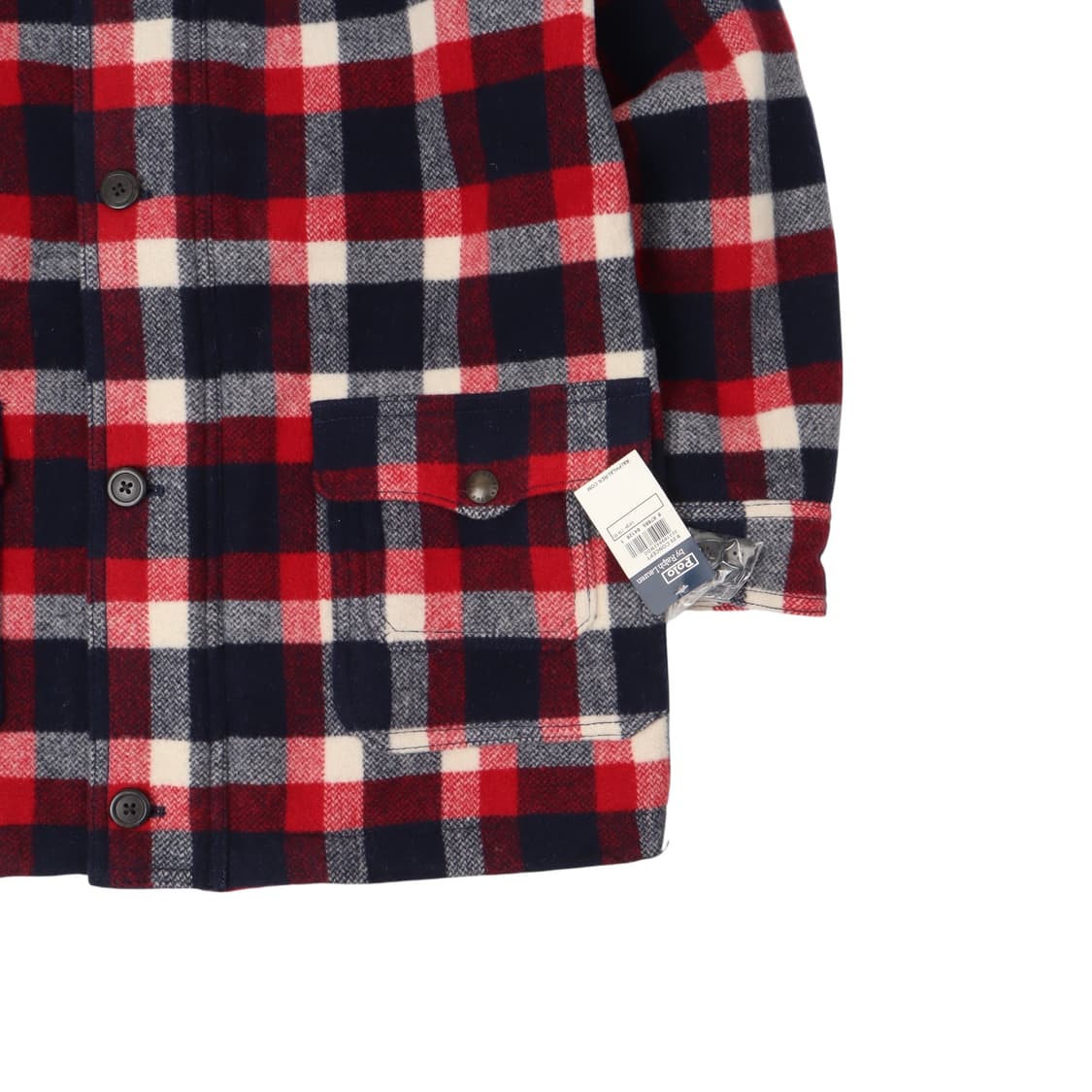 폴로 랄프로렌 플레드 체크 울 자켓 상품이미지4