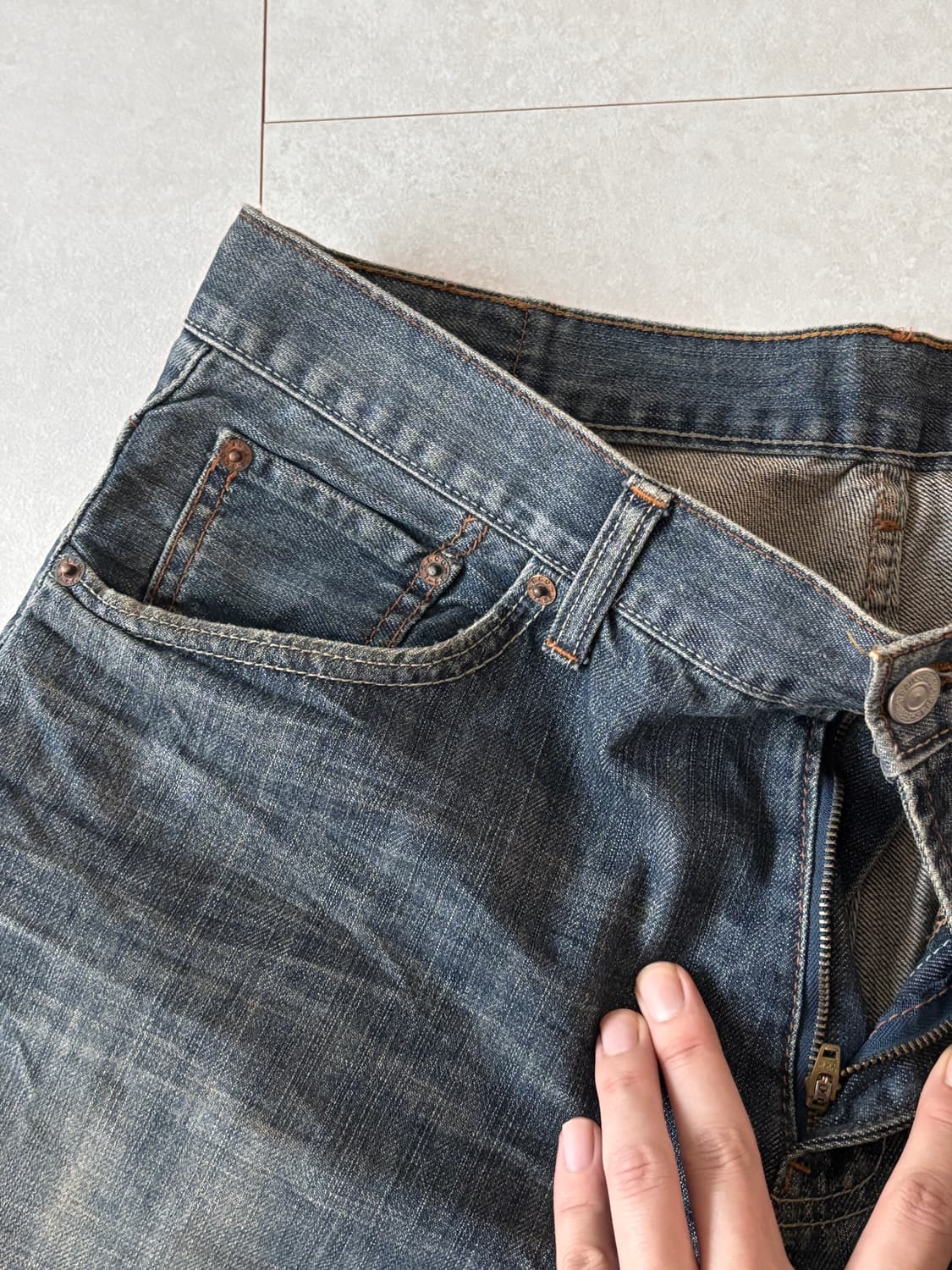 더티 페이드 끝판왕 / Levi’s 569 / 34x32 상품이미지3