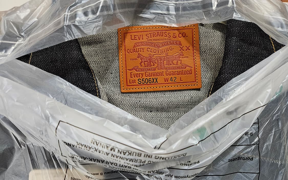 리바이스 s506xx 데님자켓 42사이즈 상품이미지1