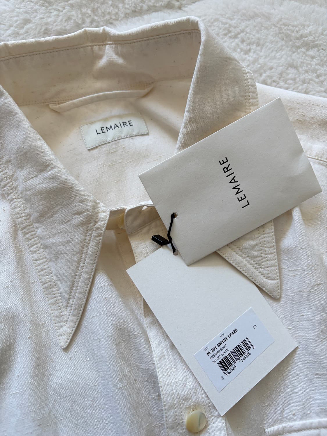 (새상품) 르메르 웨스턴 셔츠 50 상품이미지4