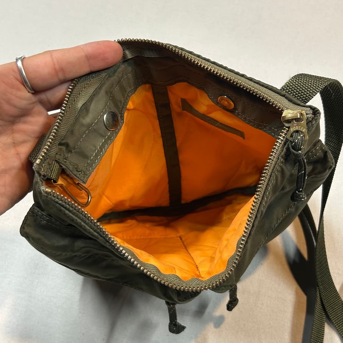 요시다 포터 Force 포스 올리브 숄더백 크로스백 상품이미지6