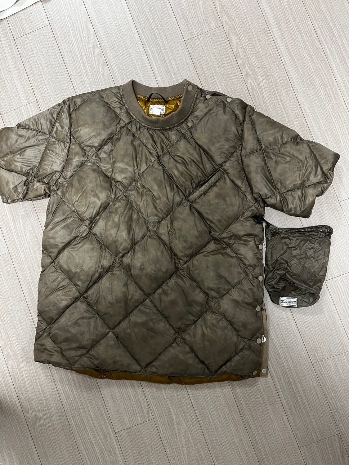 저널스탠다드 반팔 패딩 상품이미지1