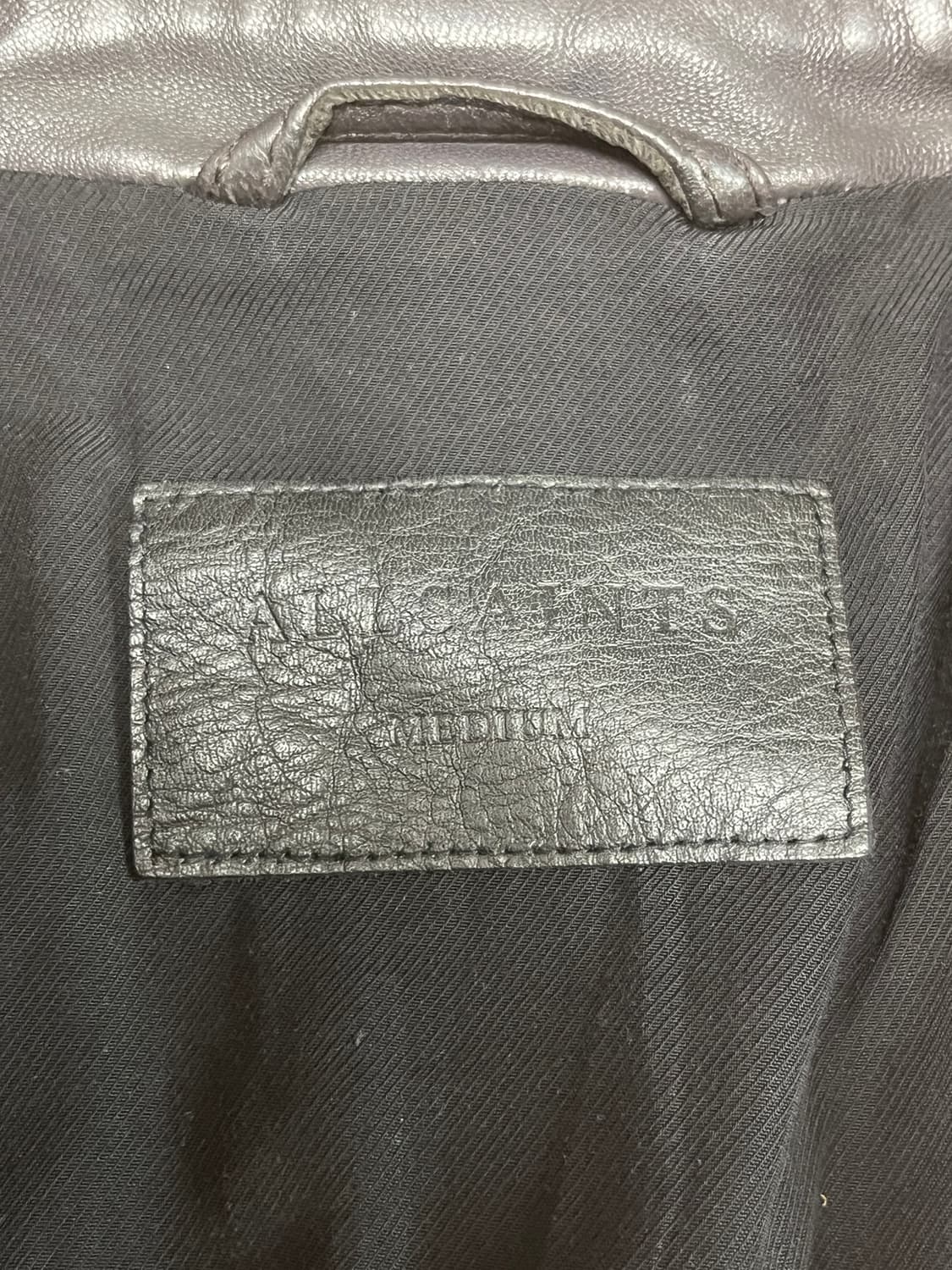 [M] 올세인츠 카하와 더블 라이더 자켓 그레이브라운 상품이미지3