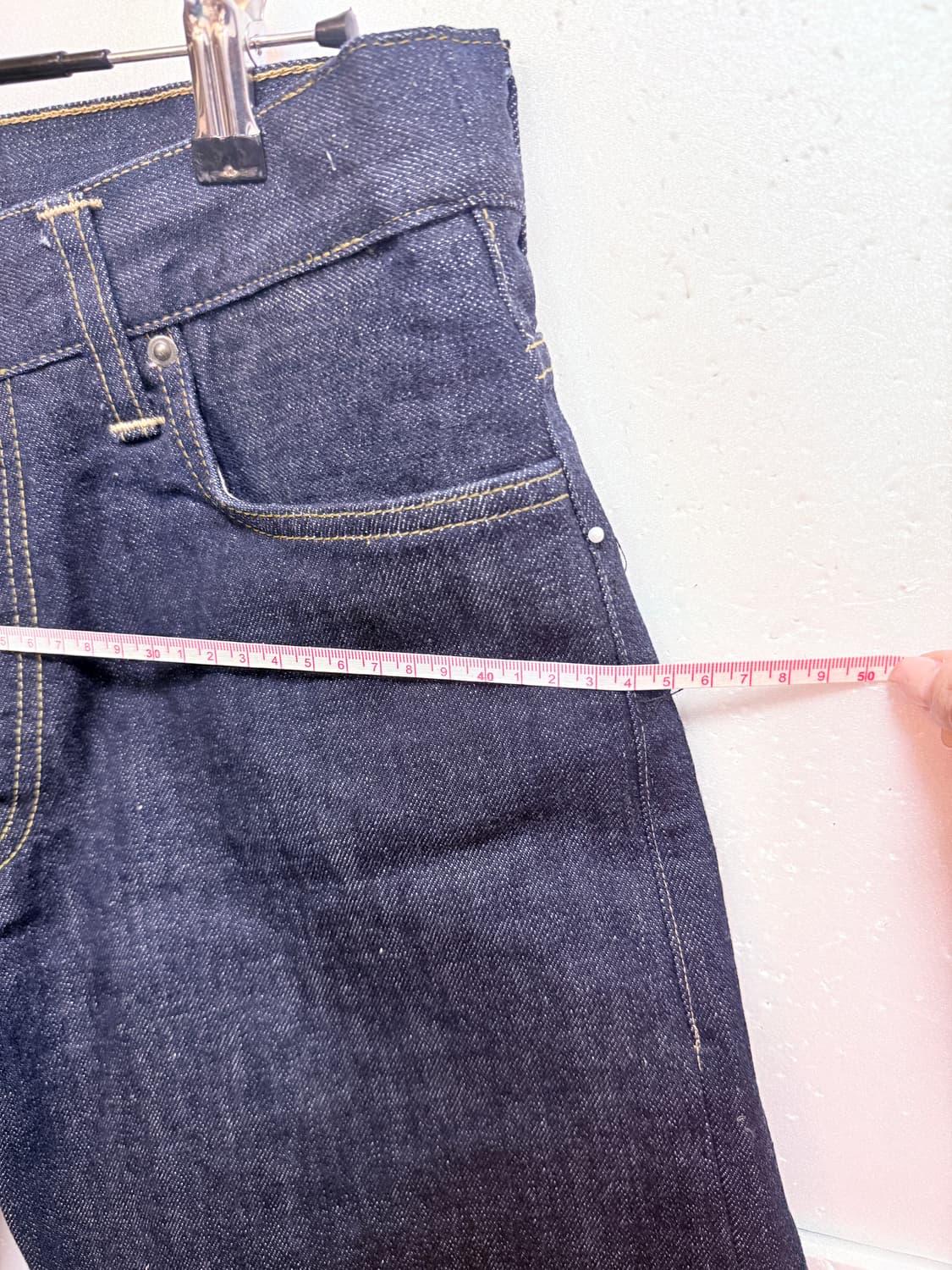 칼하트 WIP 데님 반바지 30 인치 생지 청반바지 남성 쇼츠 상품이미지8