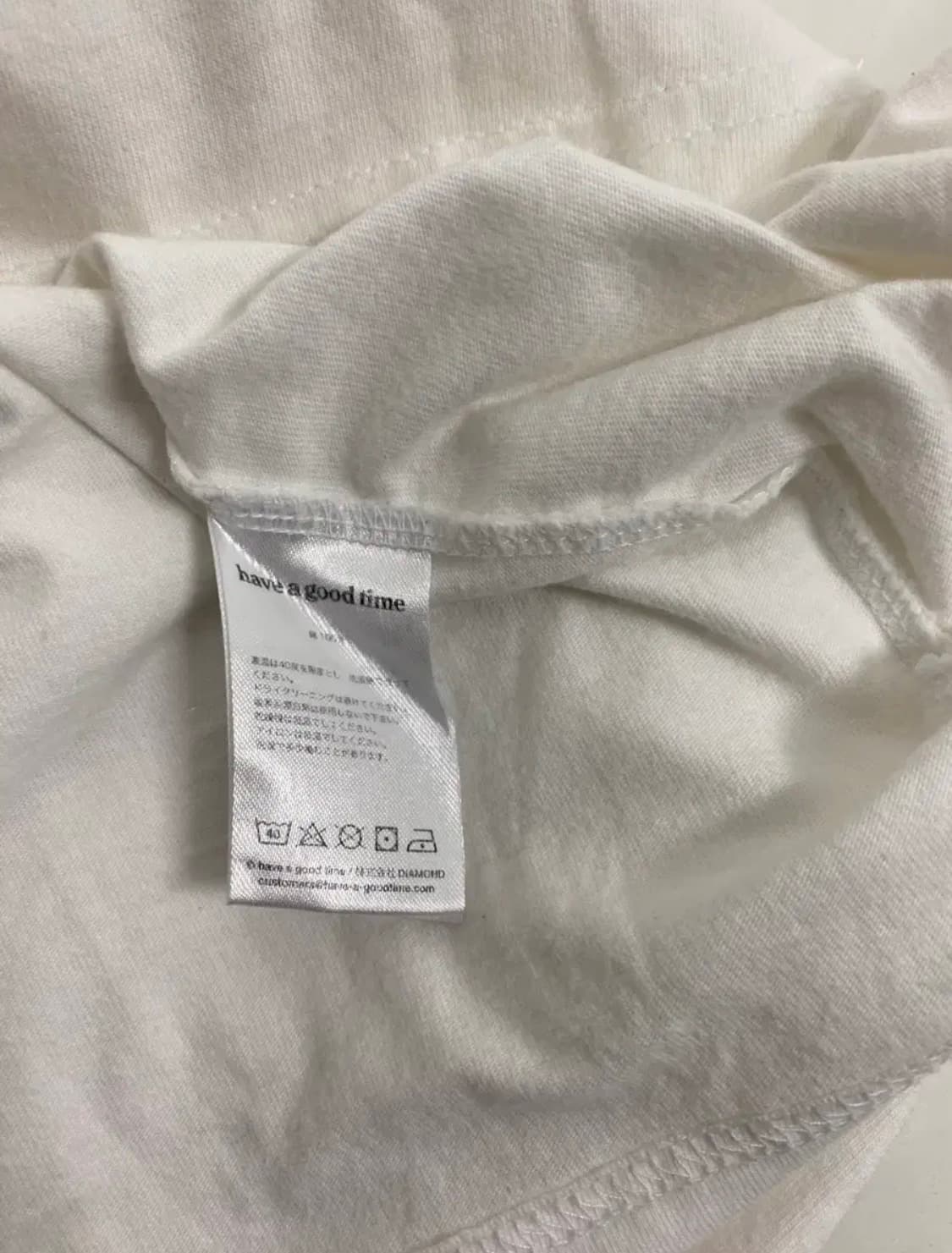 햅어굿타임 박스로고 라운드 티셔츠 L 상품이미지6