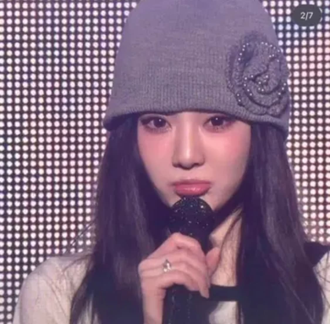PEARL CORSAGE BEANIE 셋업이엑스이 비니 상품이미지1