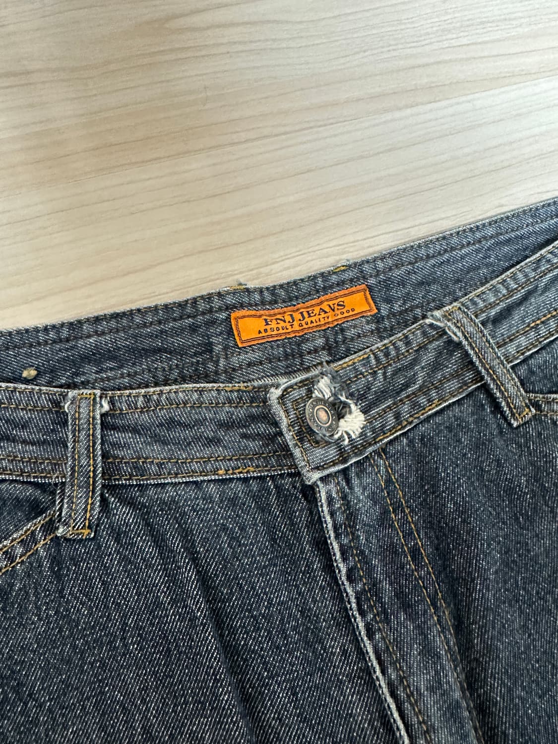 빈티지 카고 디스트로이드진 데님 상품이미지2