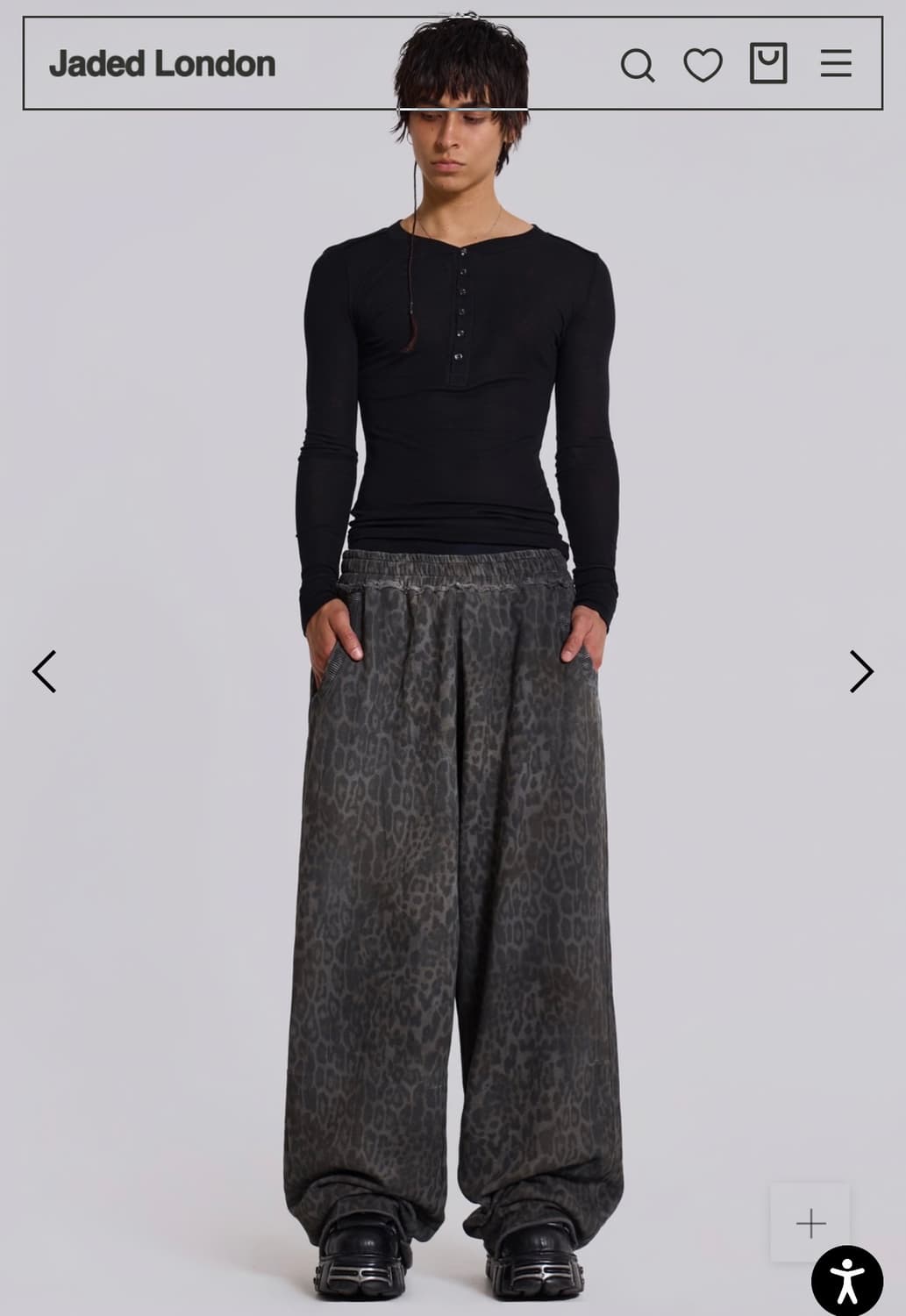 제이디드런던 Leopard Monster Joggers 레오파드스웻팬츠 상품이미지2