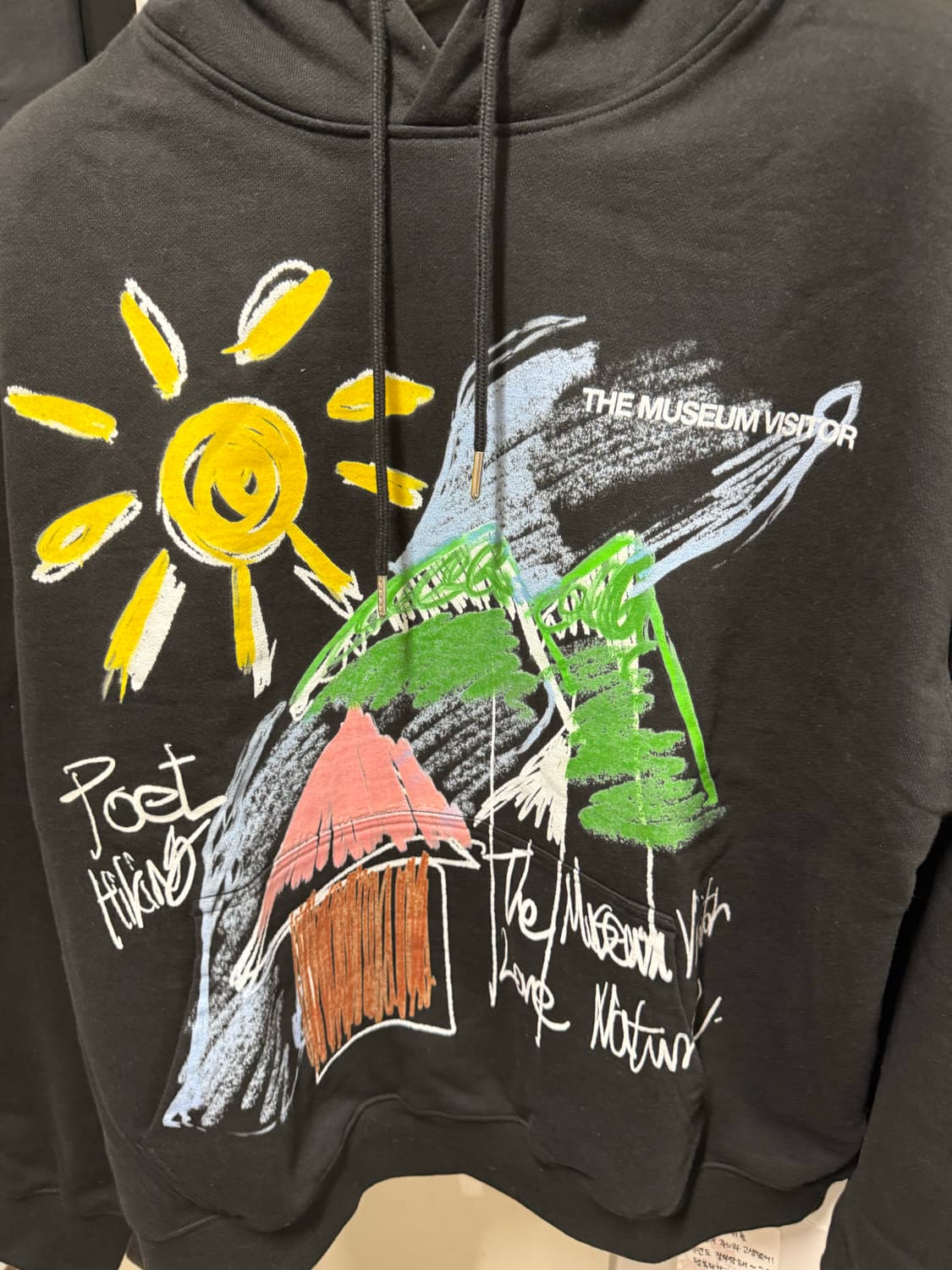 더뮤지엄비지터 후드티 블랙 L 상품이미지1