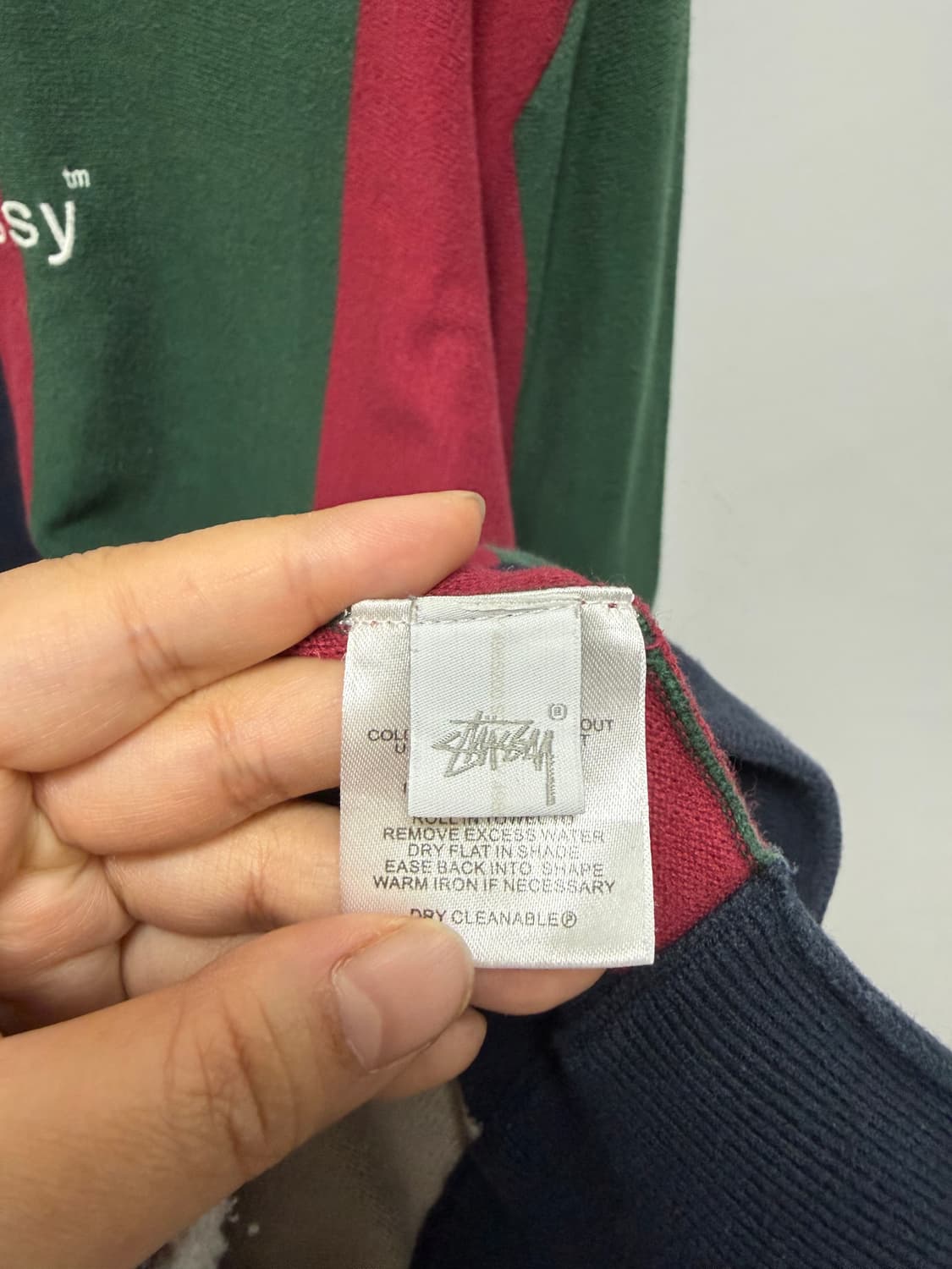 스투시 버티컬 스트라이프 크루넥 니트 상품이미지4