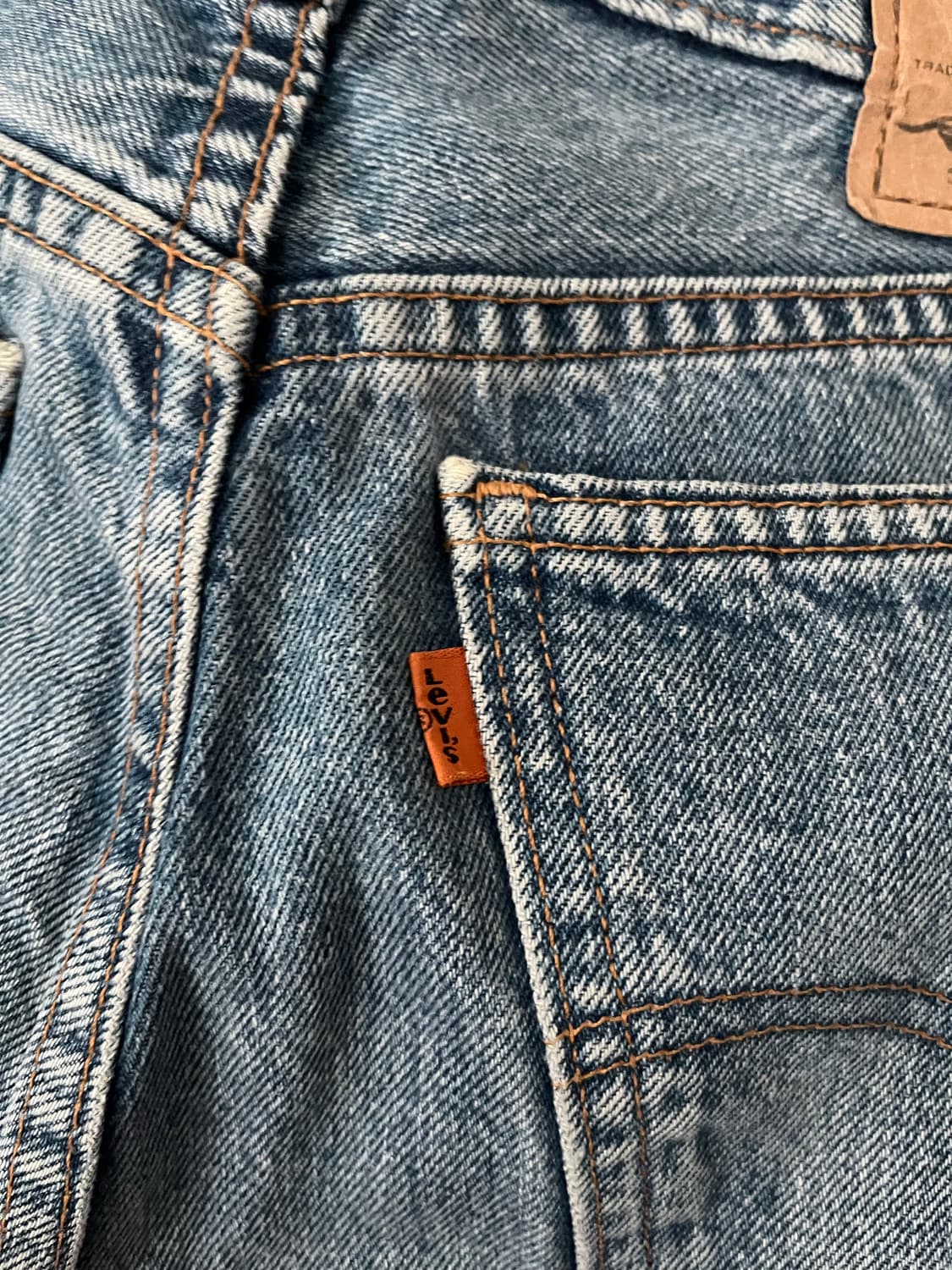 리바이스 오렌지탭 데님 쇼츠 상품이미지3