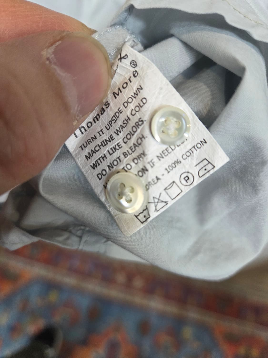 토마스모어 셔츠 긴팔 m 상품이미지4