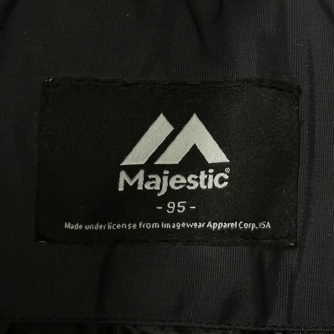 마제스틱 성조기 블랙 바시티 스타디움 점퍼 (M) 상품이미지6