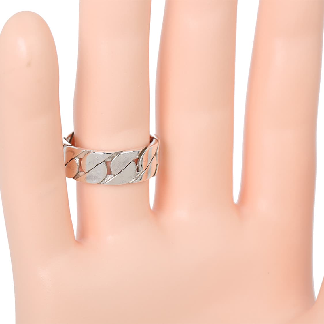 구찌 실버반지 인터로킹 G와이드 링 8MM 실버링 21호 661515 상품이미지7