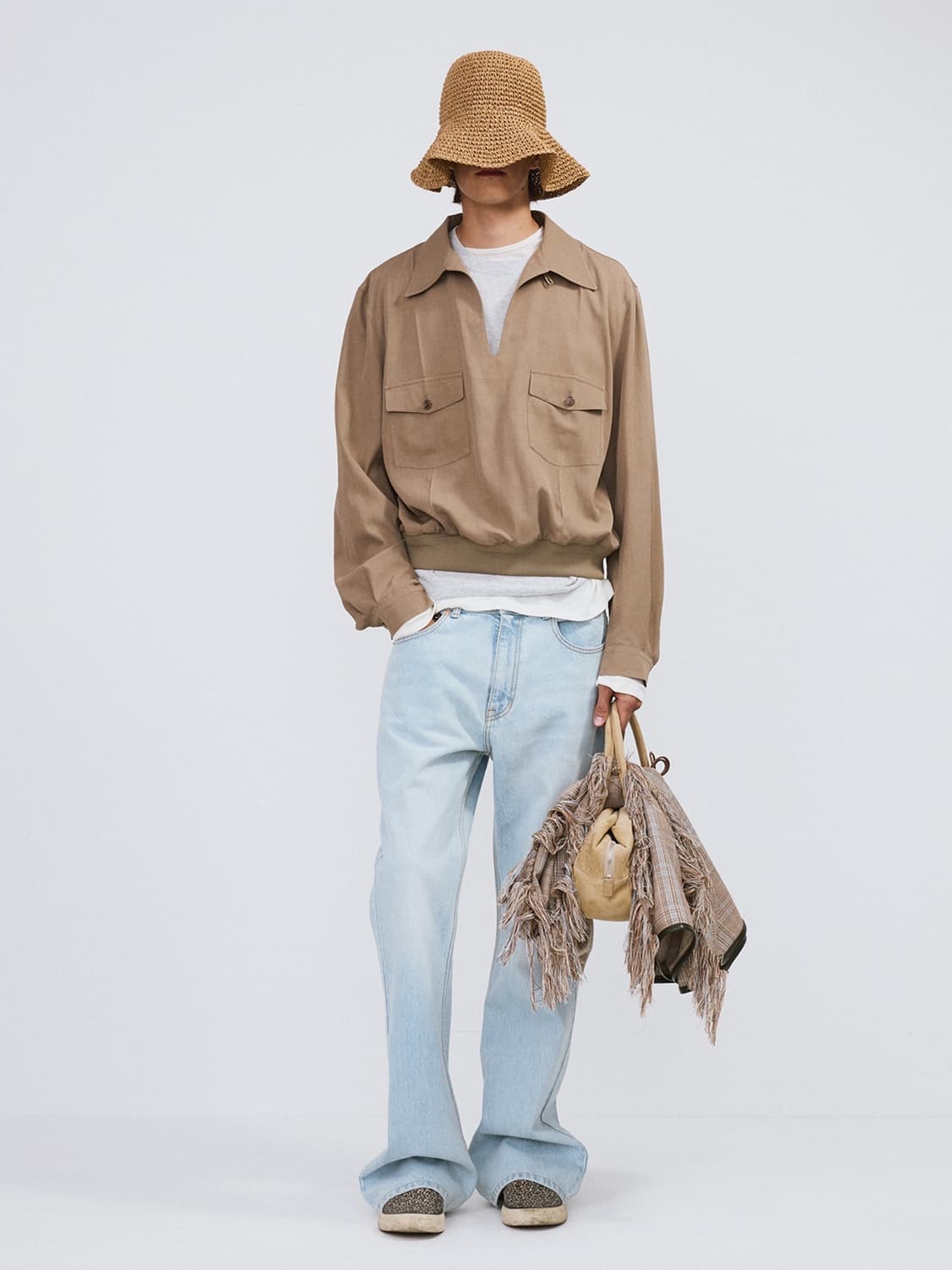 렉토 라이트워시드 플레어 데님 상품이미지1