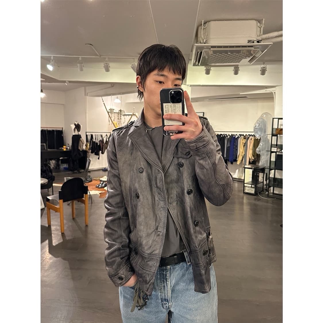 디젤 레더 자켓 상품이미지4