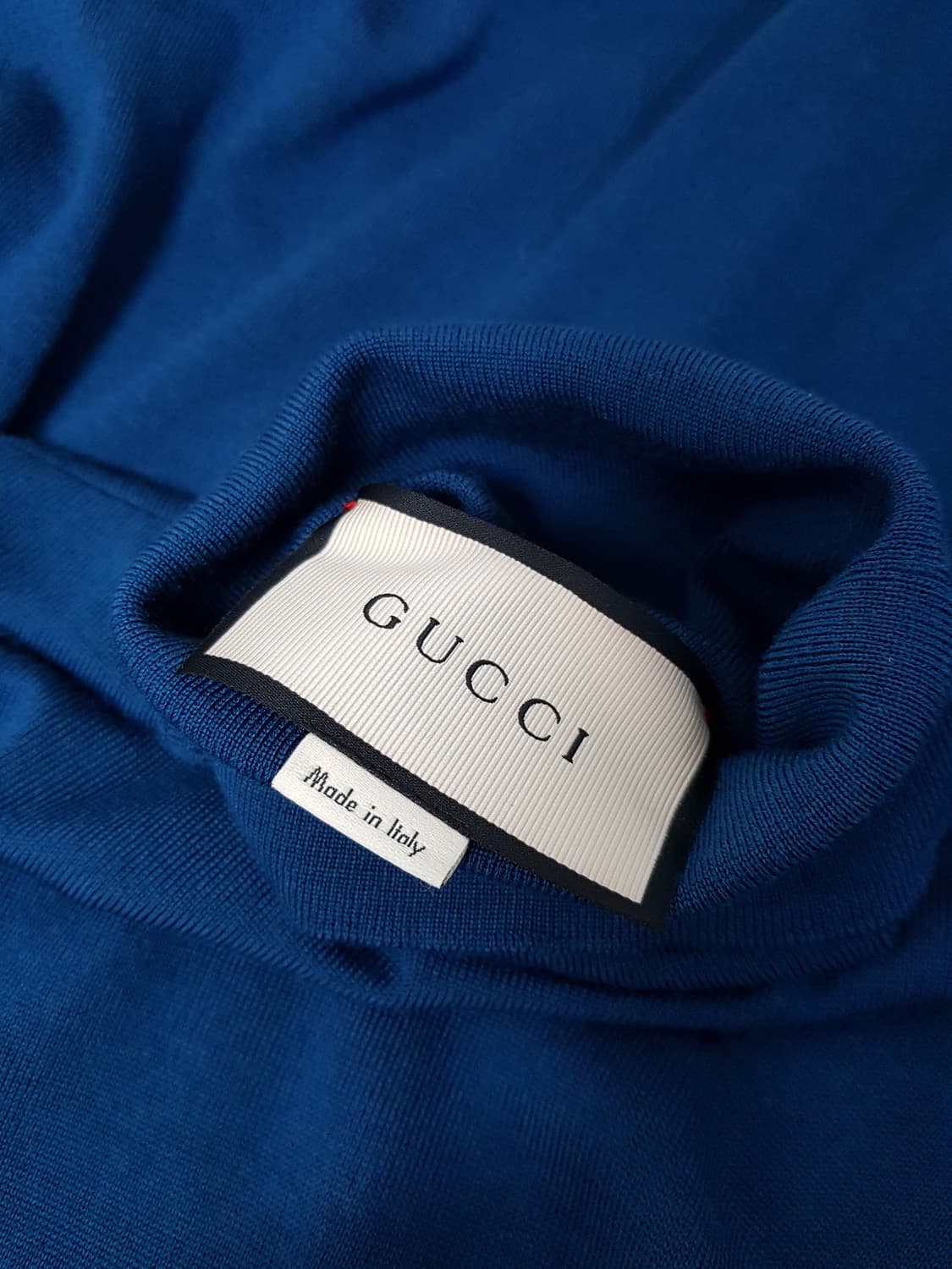 [m/정품] 구찌 인터로킹 터틀넥 여성 울 니트 청록색 상품이미지9