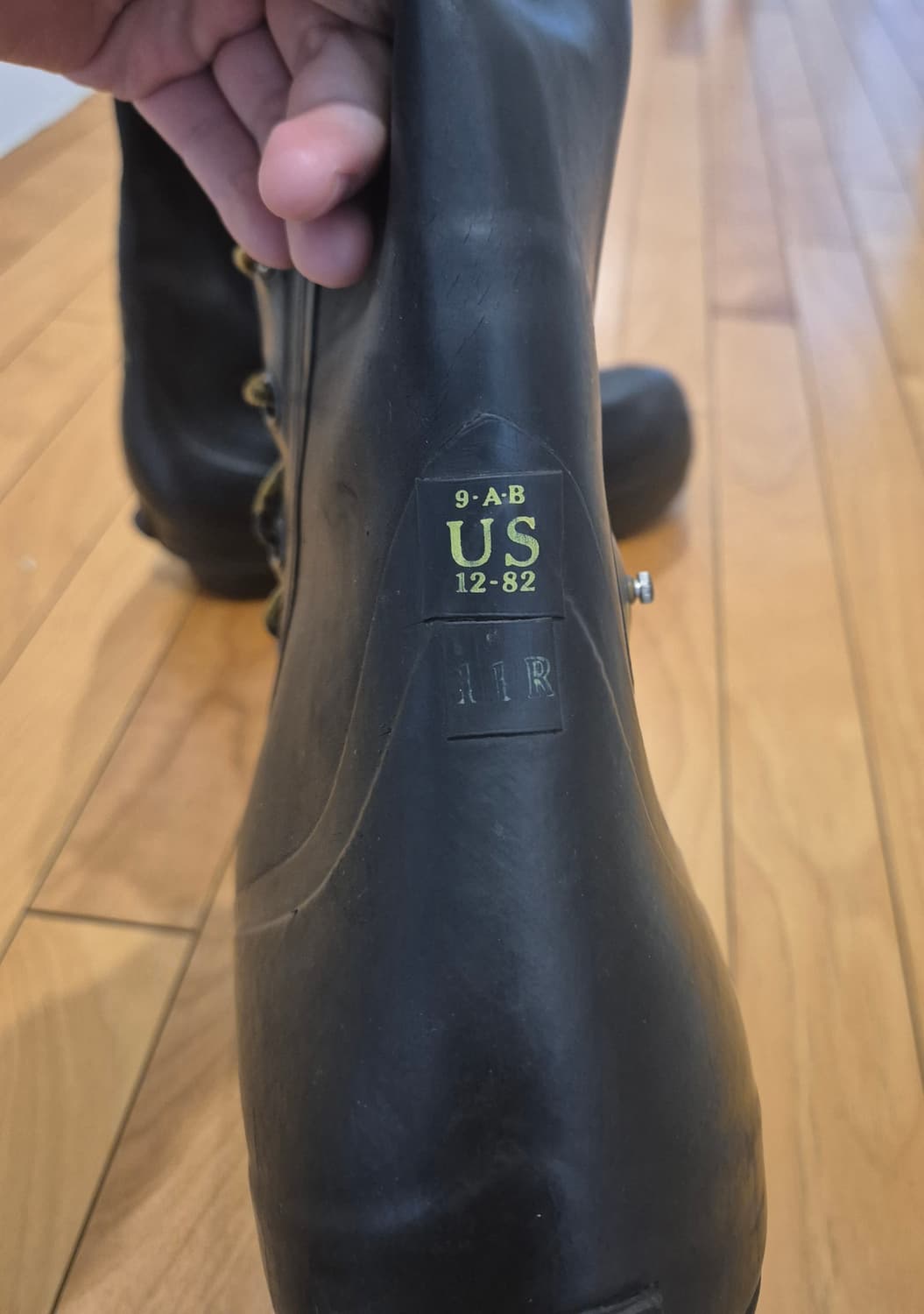 60-70s 미군 보급용 버니부츠 블랙 상품이미지3