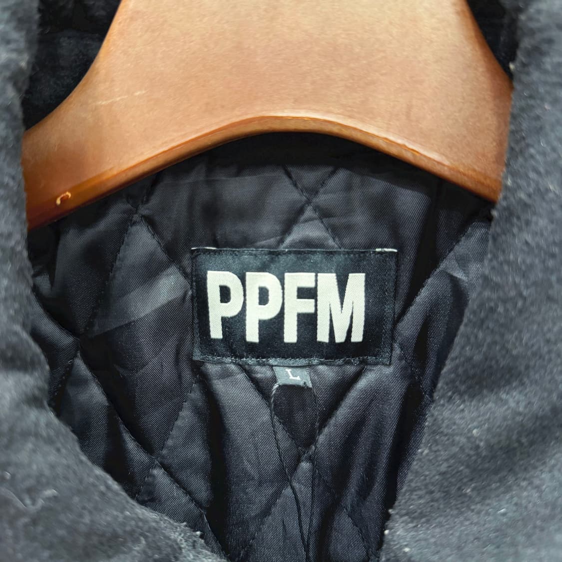 피피에프엠 레귤러핏 워크 자켓 스냅 버튼 플랩 사이드 포켓 디테일 블랙 상품이미지7