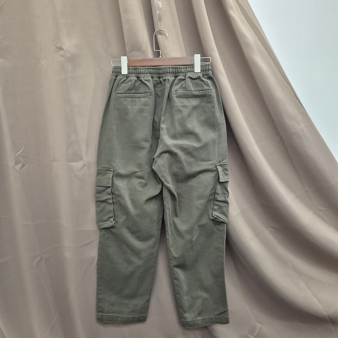세븐넬라 카키 워싱 카고 바지 30 상품이미지3