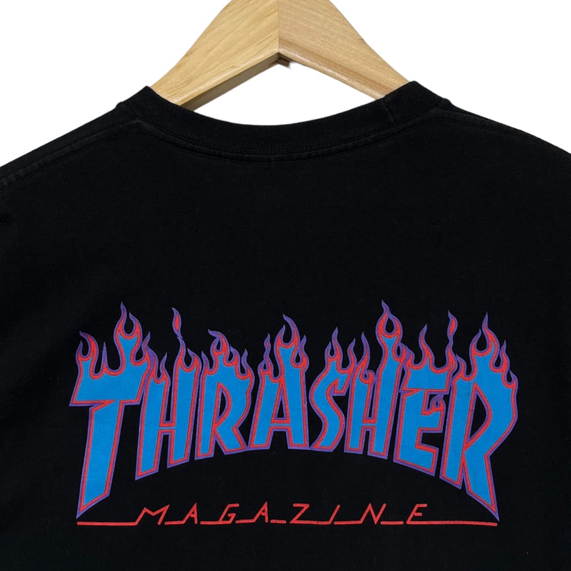 슈프림 x 트레셔 플레임 반팔 티셔츠 블랙 상품이미지4