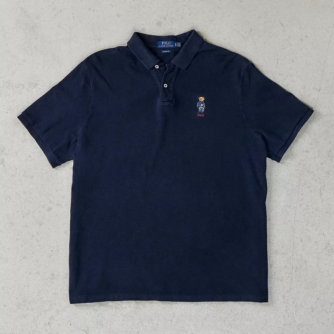 [xs] 폴로 랄프로렌 여성 슬림핏 베어 자수 반팔 티셔츠 상품이미지2