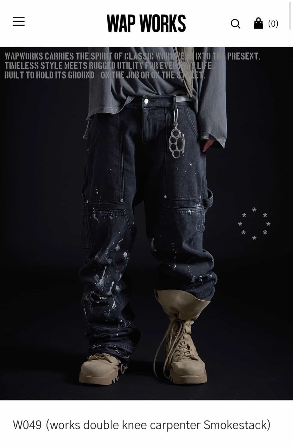 Wap works 왑웍스 팬츠 상품이미지1