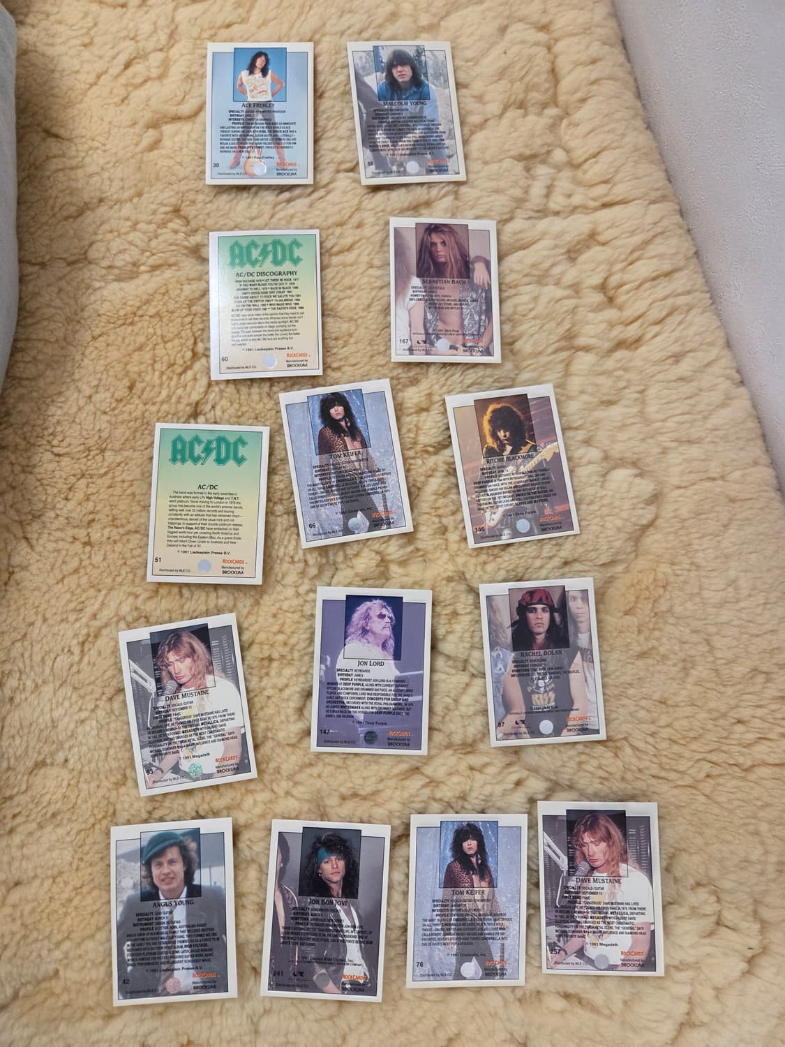 8090년대 하드락 메탈밴드 카드 일괄 판매 상품이미지2