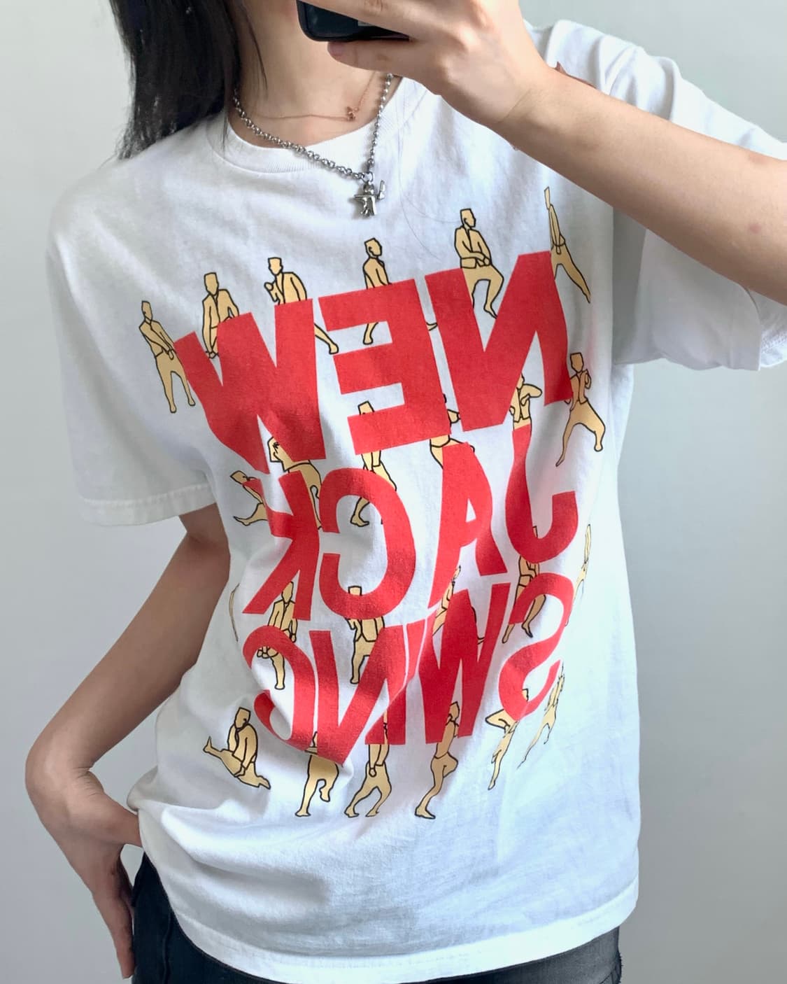 Stussy 스투시 화이트 뉴욕스윙 티셔츠 상품이미지3