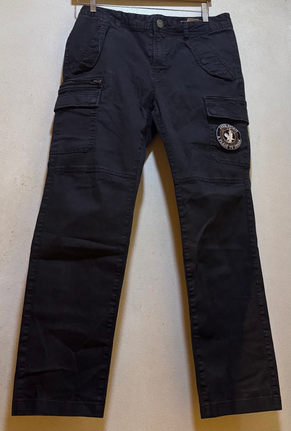 Jeep 남성용 바지 블랙 상품이미지1