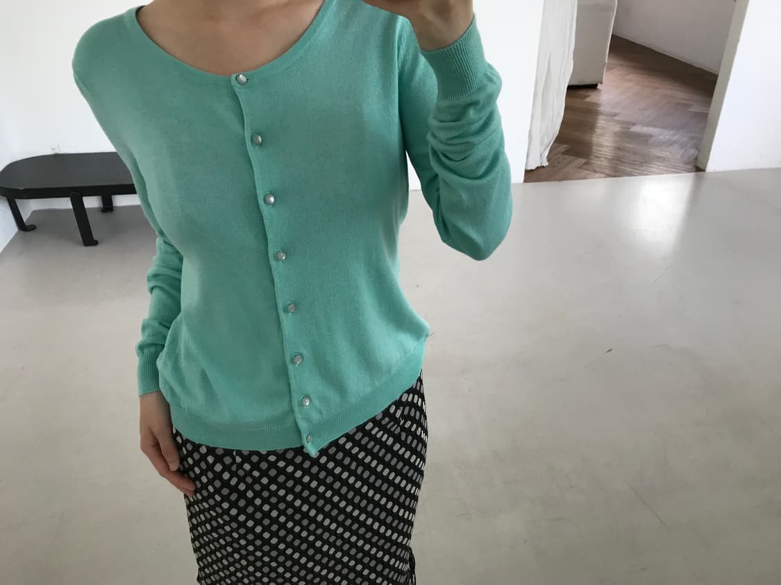 vintage mint cardigan 상품이미지7