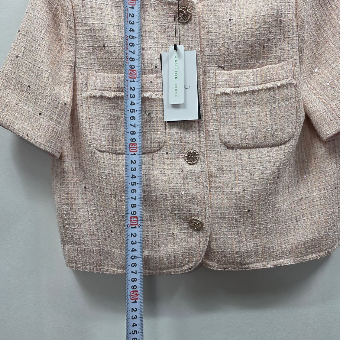 1848 로엠 칼라리스 트위드 반팔 자켓 상품이미지4