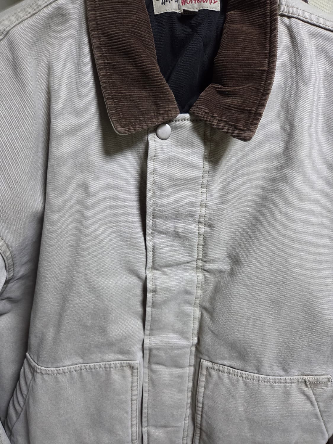 스투시 워크기어 자켓 그레이 L 사이즈 상품이미지4