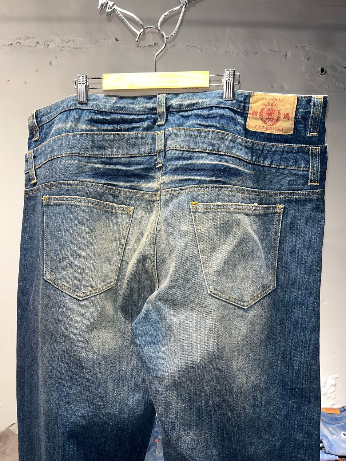 printing wide denim pants 상품이미지8