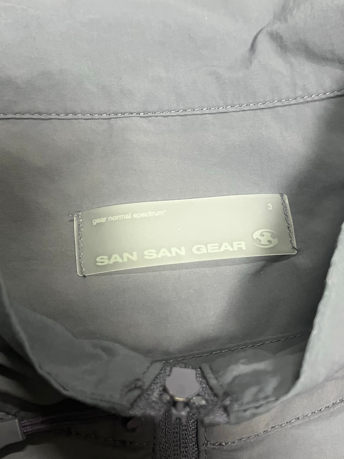 산산기어 바람막이 24ss 나일론 자켓 퍼플 상품이미지4